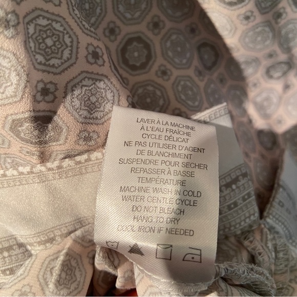 KENAR Size XS Silk Blouse - Picture 4 of 6